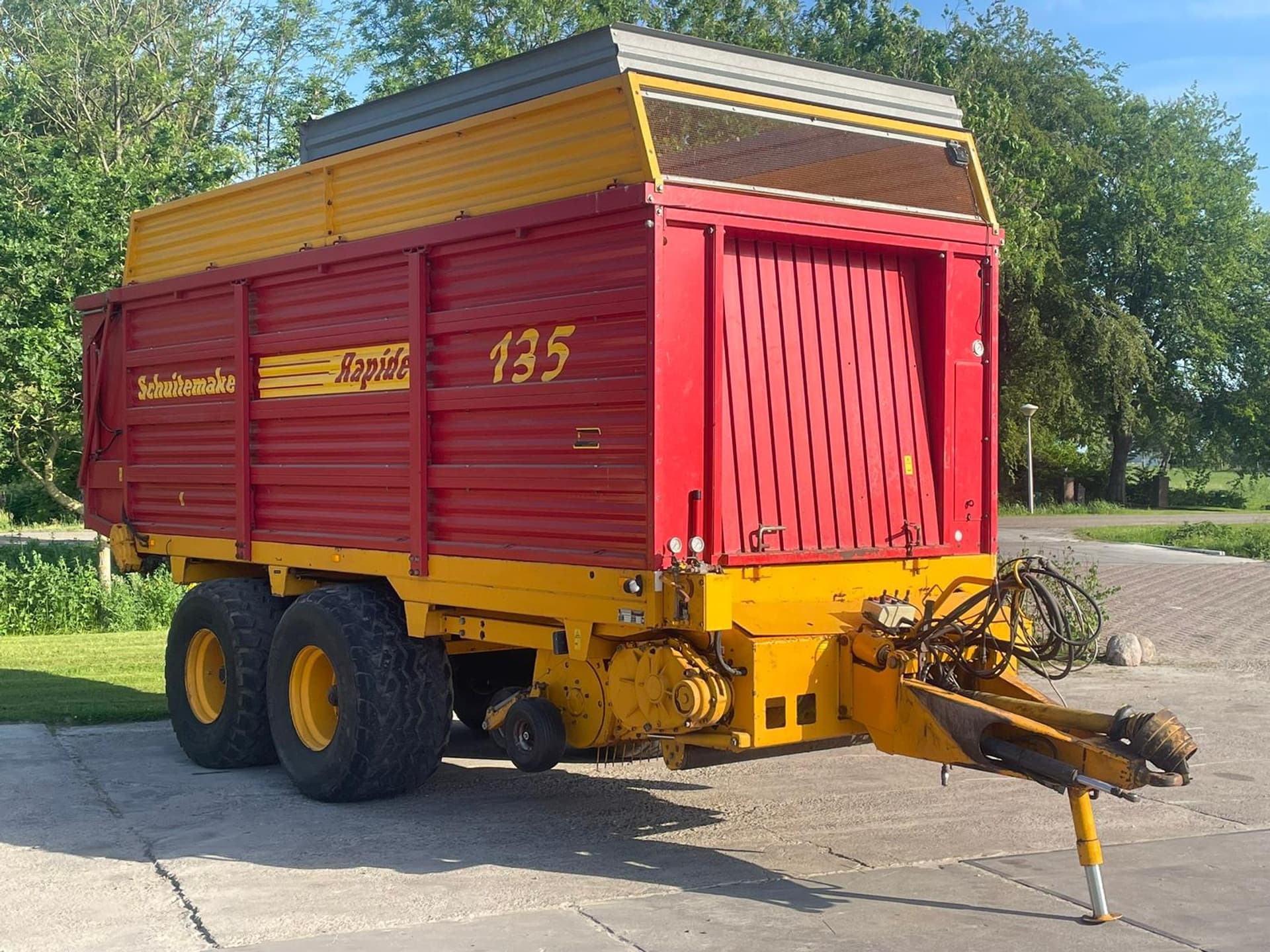 Schuitemaker Rapide 135 s opraapwagen Snijwagen Ladewagen Silage Corn Grass