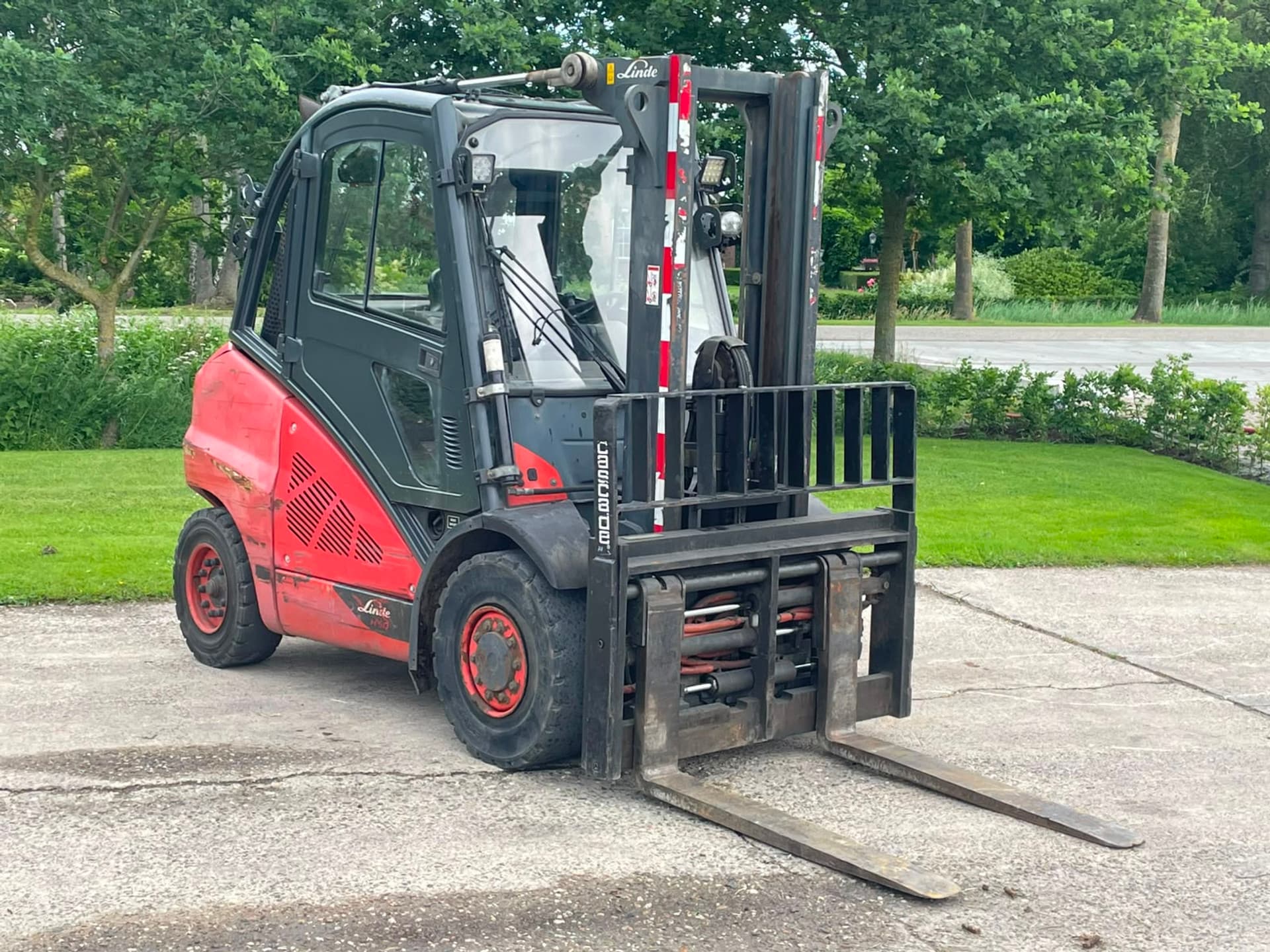 Linde Linde H 50 D diesel side shift vorken versteller