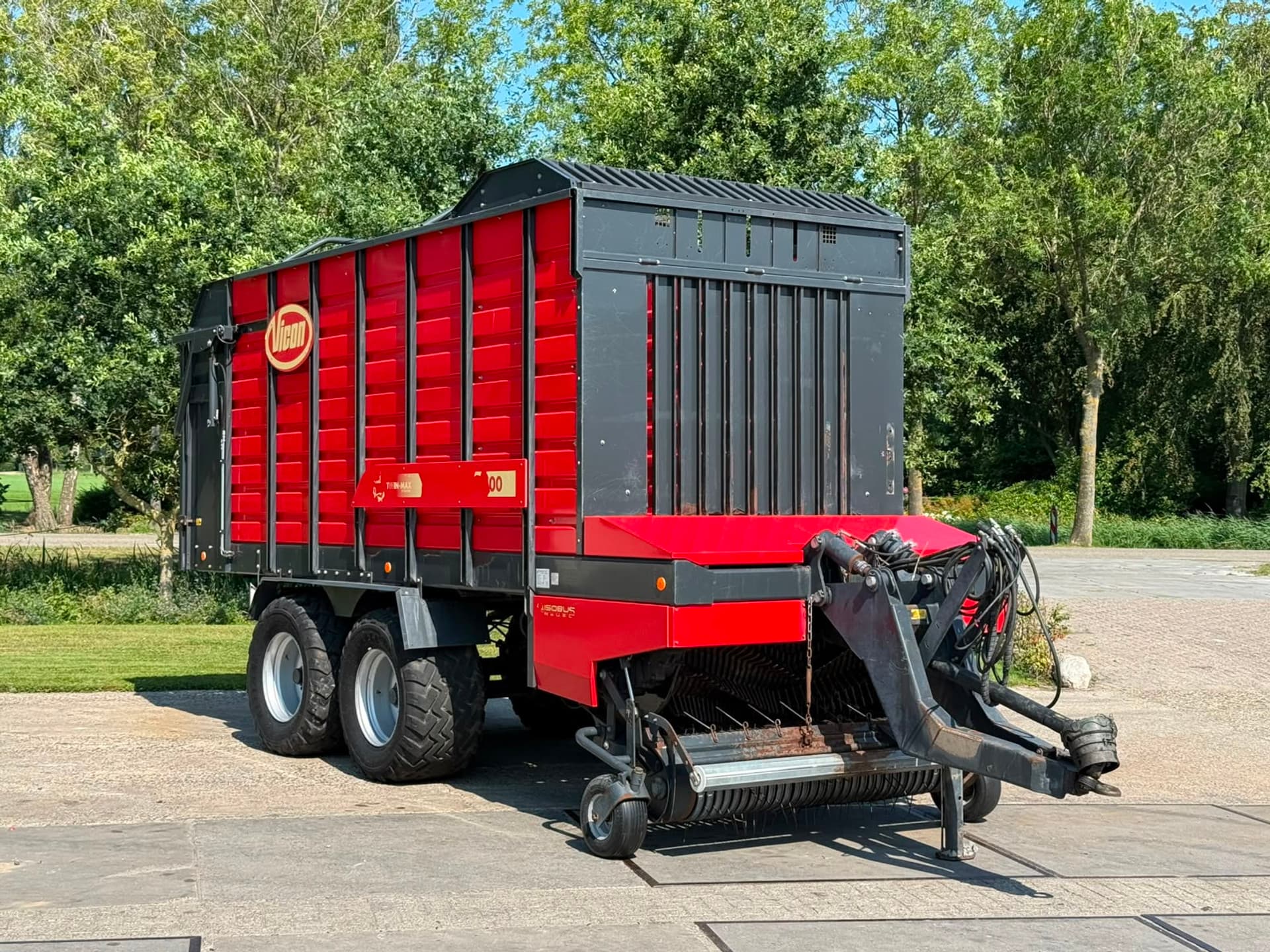 Vicon Rotex 400 opraapwagen NL kenteken